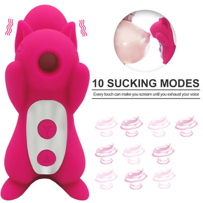 Sucking Squirrel 105mm USB Rechargeable Sex Toy Nipple Clitoris G Spot Stimulator Women