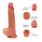 8.35 Inch Personal Body Soft suction cup dick Long Size Relaxation Gyeqq13