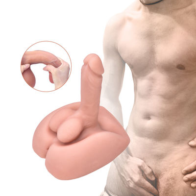 TPE Male Masturbator Silicone Boobs Sex Artificial Rubber Pocket Pussy Sex Toy