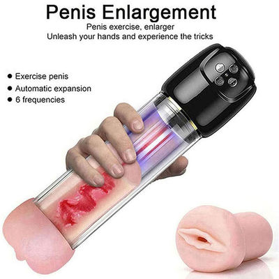 Men Penis Stronger Electric Enlarger Penis Air Pump Delay Extension Training Device