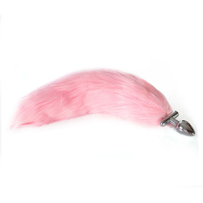 Faux Soft Fur Anal Plug Fox 6.6cm Tail Butt Plug Cosplay Clothing Glow Accessories