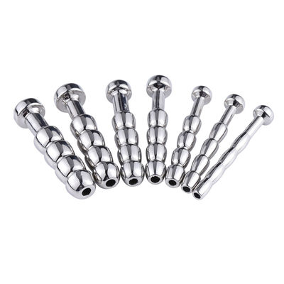 Stainless Steel Small Penis Hole Plug Short Sounding Urethral Plug For Beginner BDSM Pain Play