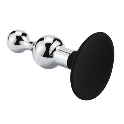 Stainless Steel Round Gemstone Penis Hole Plug Metal Butt Plug Beads Massage Vaginal AnaL Fisting