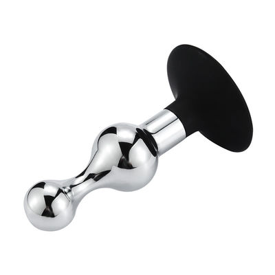 Stainless Steel Round Gemstone Penis Hole Plug Metal Butt Plug Beads Massage Vaginal AnaL Fisting