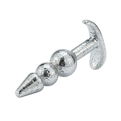 Metal Personalised Butt Plug Trainer Beads Massage SUS Anal Plugs Jewelry Crystal Gem Base Toys