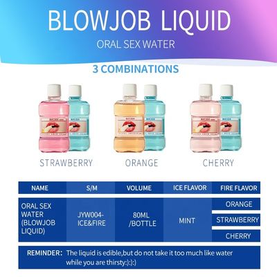 ISO9001 Adult Female Oral Sex Water For Pleasure Enhancing